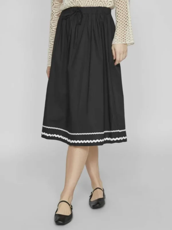 VILA Skirts^HIGH WAIST MIDI SKIRT