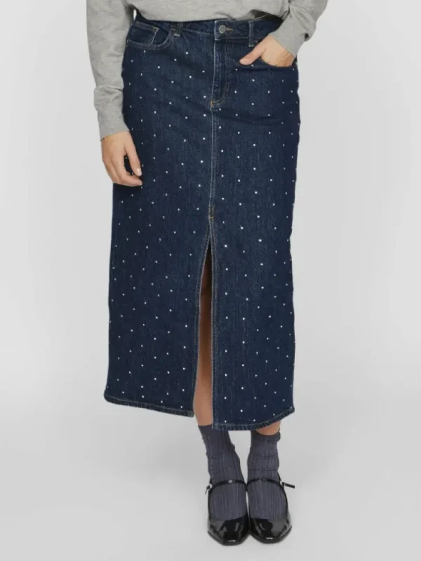 VILA Skirts^HIGH WAIST MIDI SKIRT
