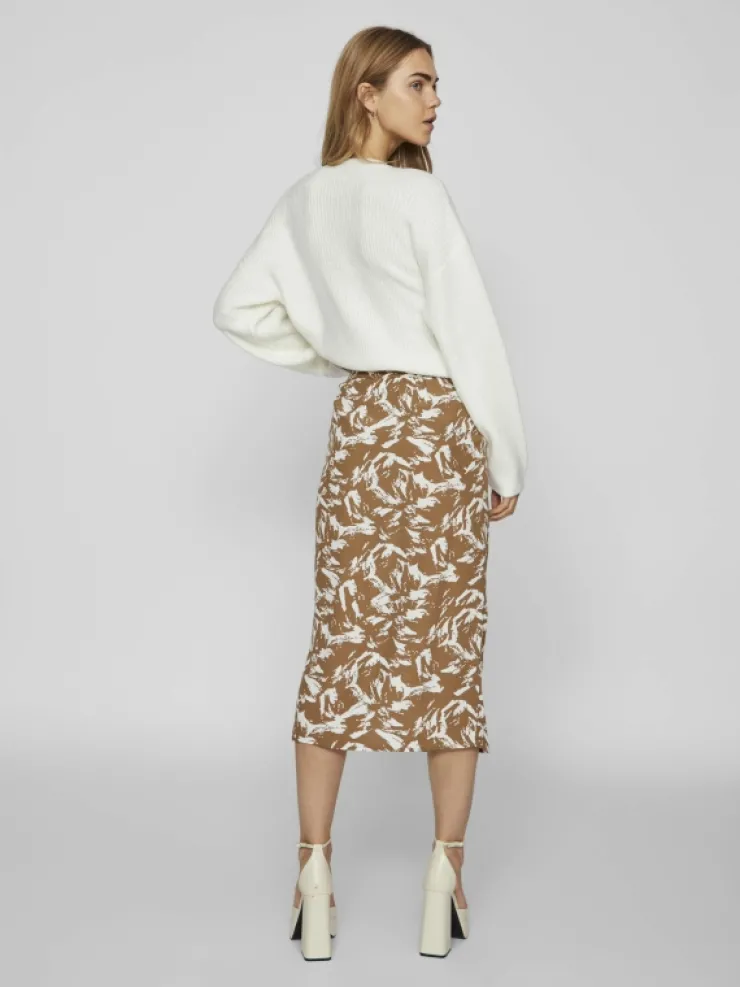 VILA Skirts^HIGH WAIST MIDI SKIRT