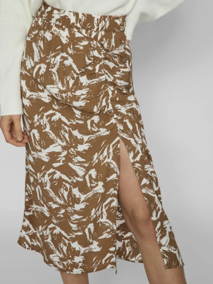 VILA Skirts^HIGH WAIST MIDI SKIRT