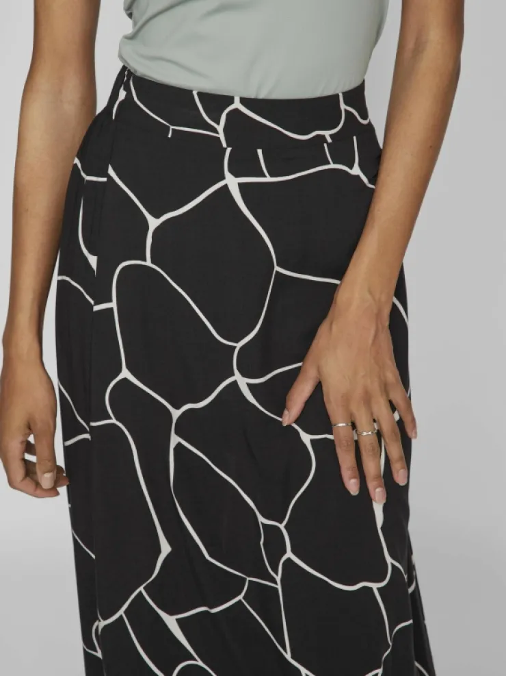 VILA Skirts^HIGH WAIST MIDI SKIRT