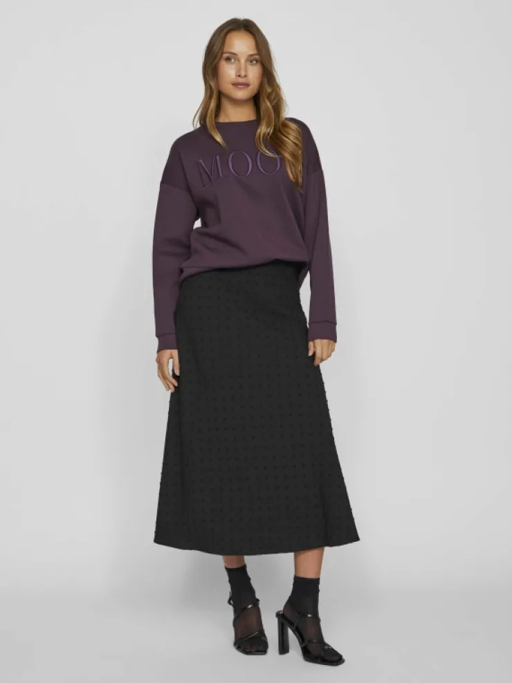 VILA Skirts^HIGH WAIST MIDI SKIRT