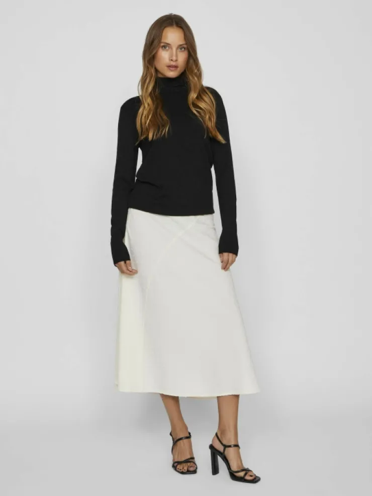 VILA Skirts^HIGH WAIST MIDI SKIRT