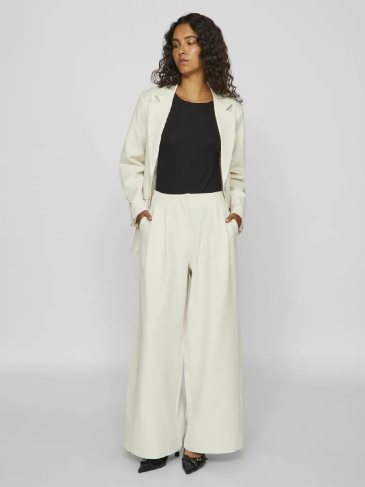 VILA Trousers & Leggings | Blazers & Suits^HIGH WAIST TROUSERS