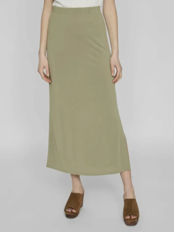 VILA Skirts^HIGH WAISTED MIDI SKIRT