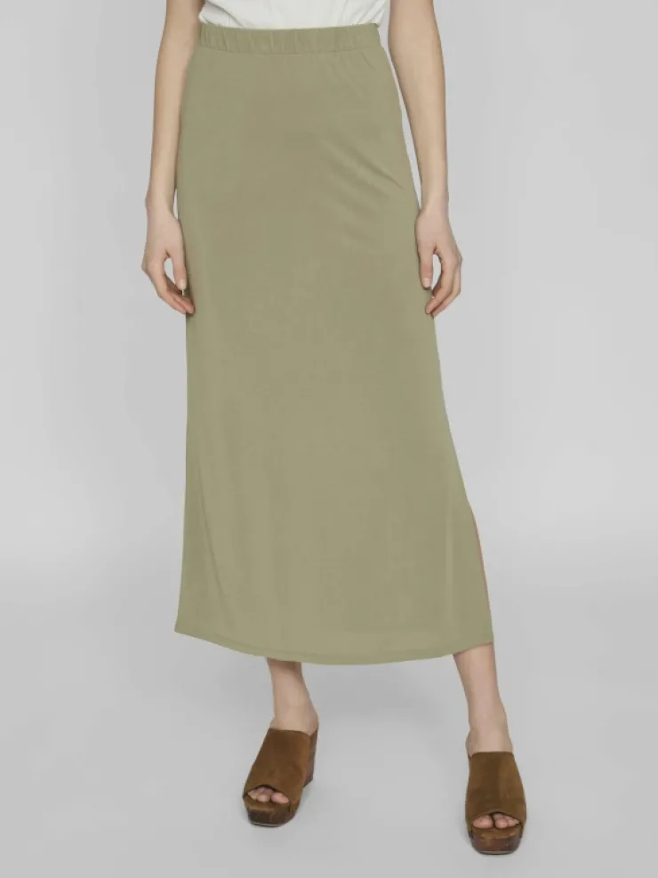 VILA Skirts^HIGH WAISTED MIDI SKIRT