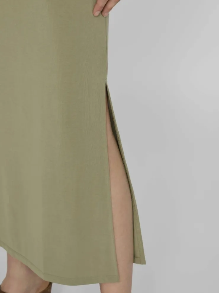 VILA Skirts^HIGH WAISTED MIDI SKIRT