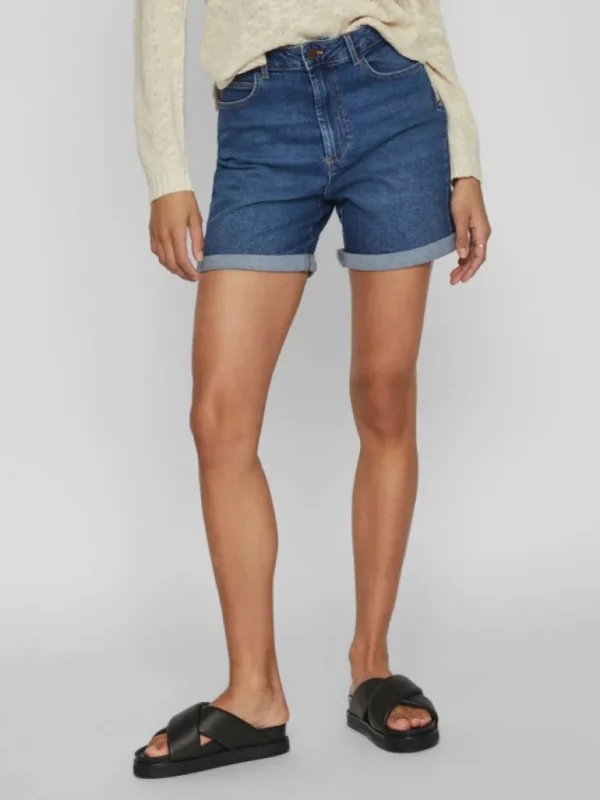 VILA Shorts^HIGH-WAIST DENIM SHORTS