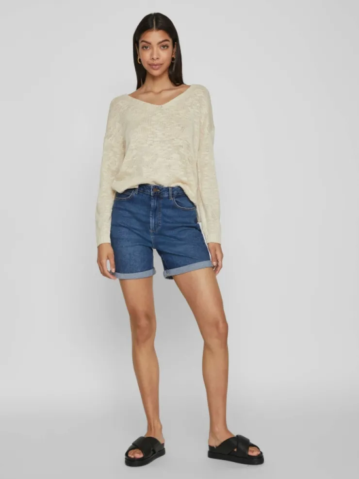 VILA Shorts^HIGH-WAIST DENIM SHORTS
