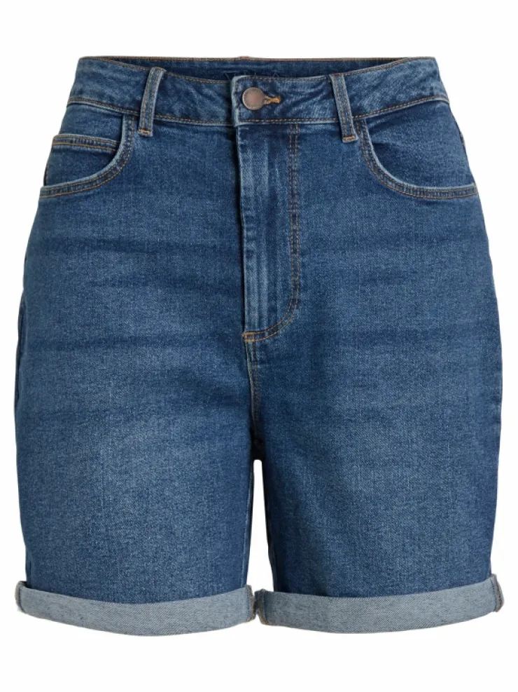 VILA Shorts^HIGH-WAIST DENIM SHORTS