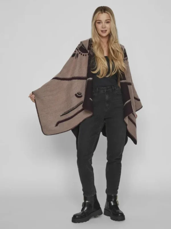VILA Jackets & Coats^HOODED PONCHO