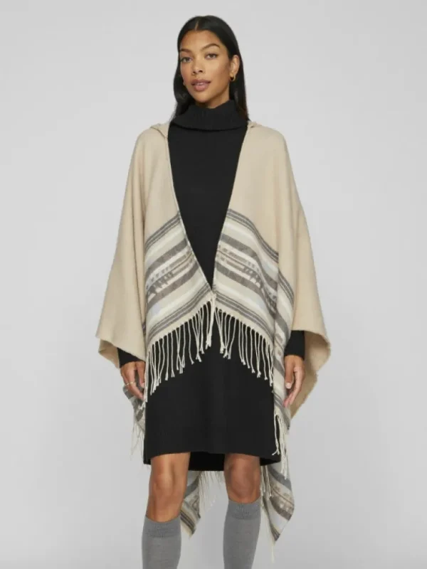 VILA Jackets & Coats^HOODED PONCHO