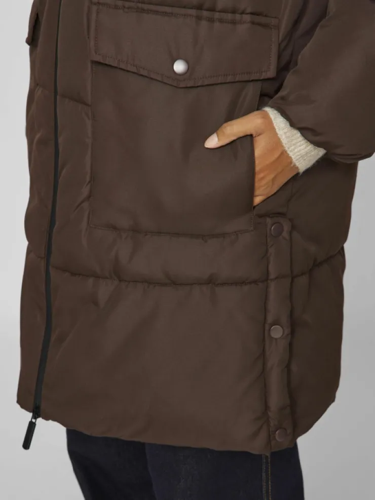 VILA Jackets & Coats^HOODED PUFFER COAT