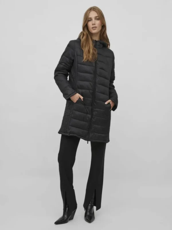 VILA Jackets & Coats^HOODED QUILTED COAT