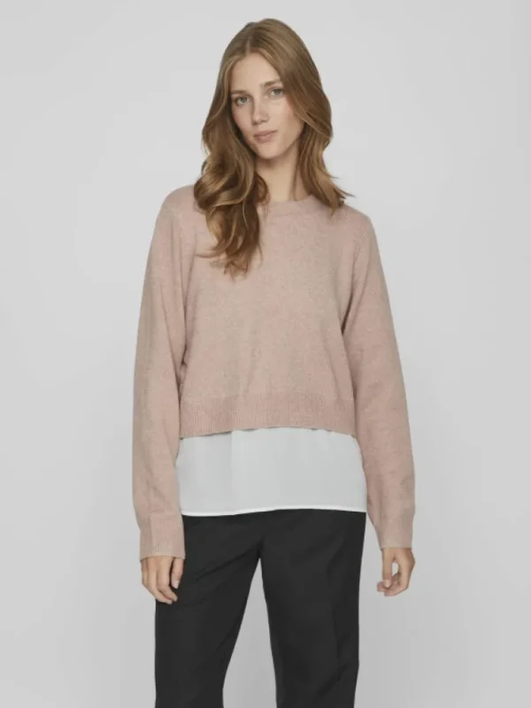 VILA Knitwear^2IN1 SHIRT JUMPER