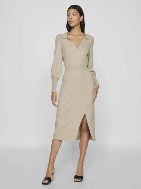 VILA Dresses^KNITTED MIDI DRESS