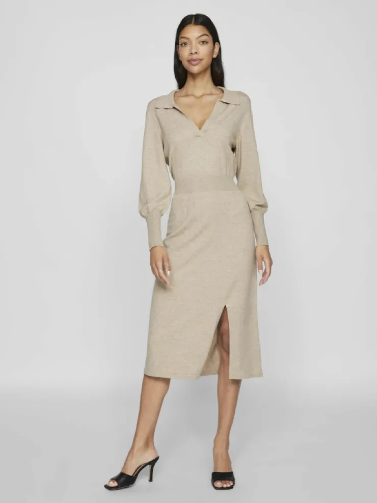 VILA Dresses^KNITTED MIDI DRESS