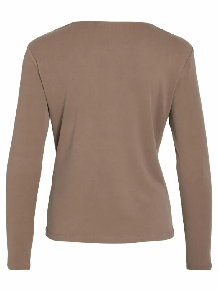 VILA Tops & T-shirts^KNOT DETAILED LONG SLEEVED TOP