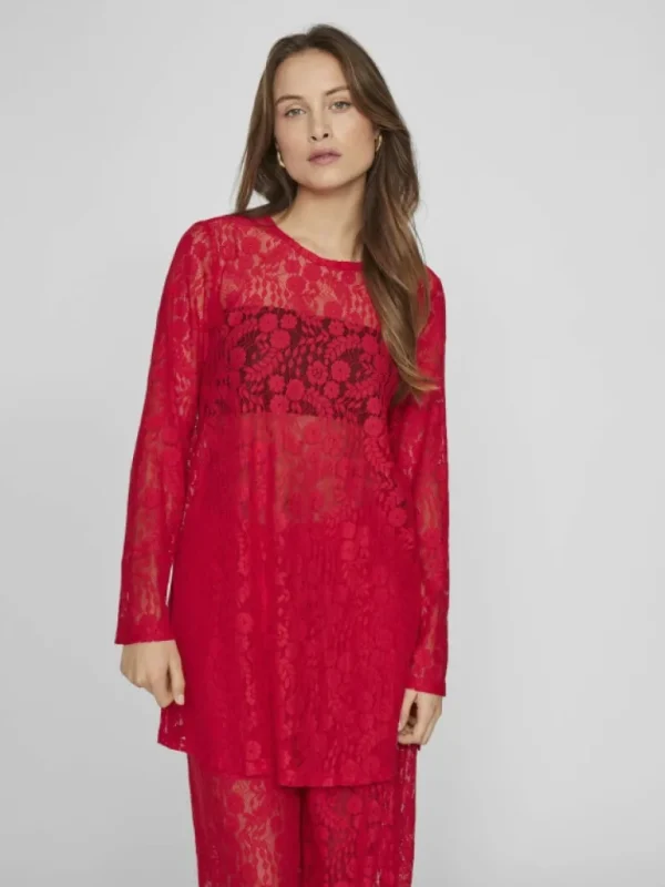 VILA Tops & T-shirts^LACE LONG SLEEVED TOP