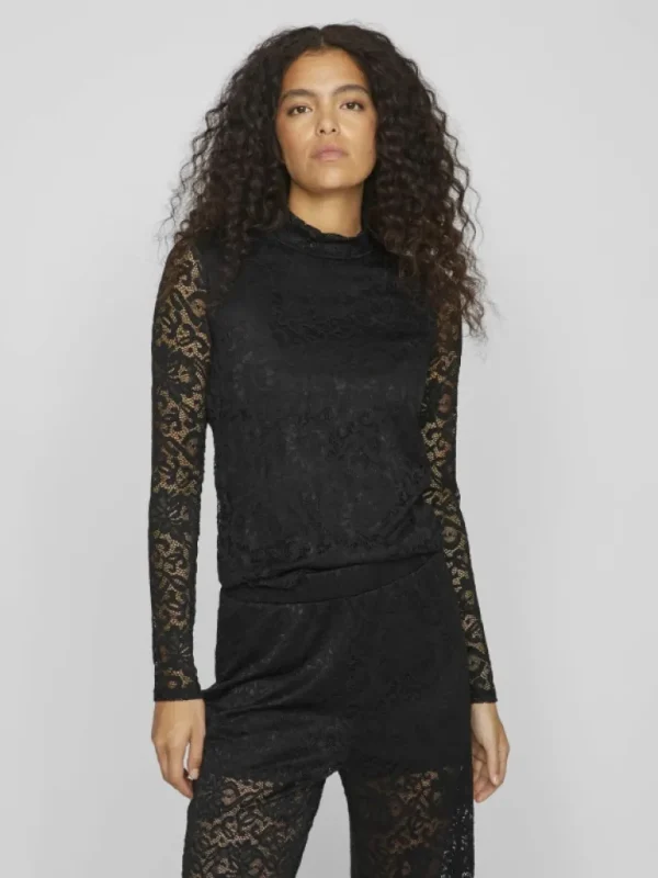 VILA Tops & T-shirts^LACE LONG SLEEVED TOP