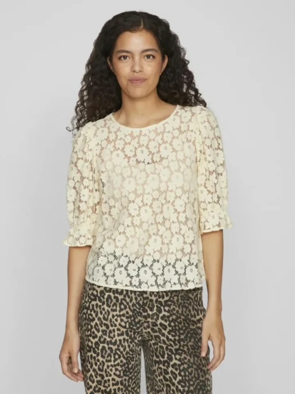 VILA Tops & T-shirts^LACE SHORT SLEEVED TOP
