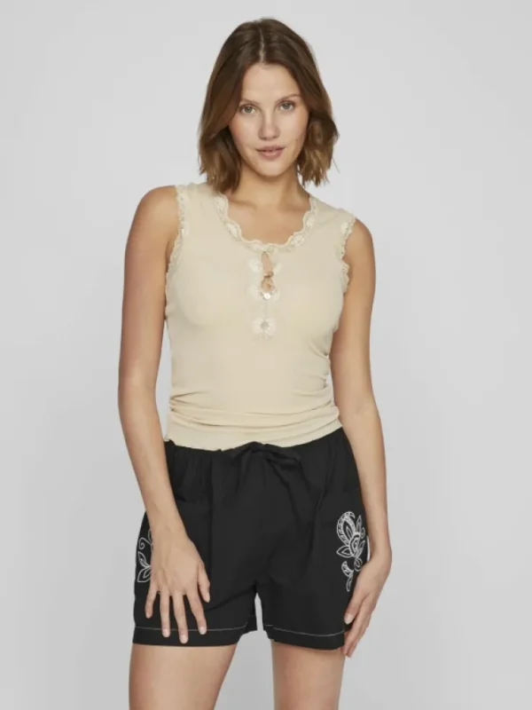 VILA Tops & T-shirts^LACE SLEEVELESS TOP