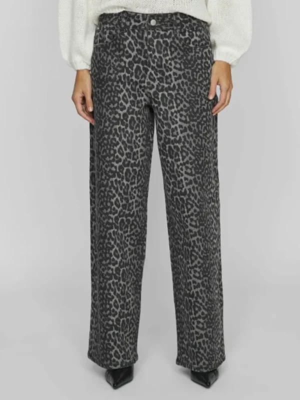 VILA Jeans^LEOPARD PRINT JEANS