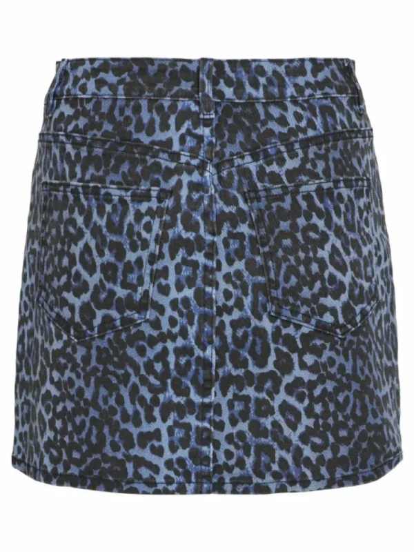 VILA Skirts^LEOPARD PRINT MINI SKIRT