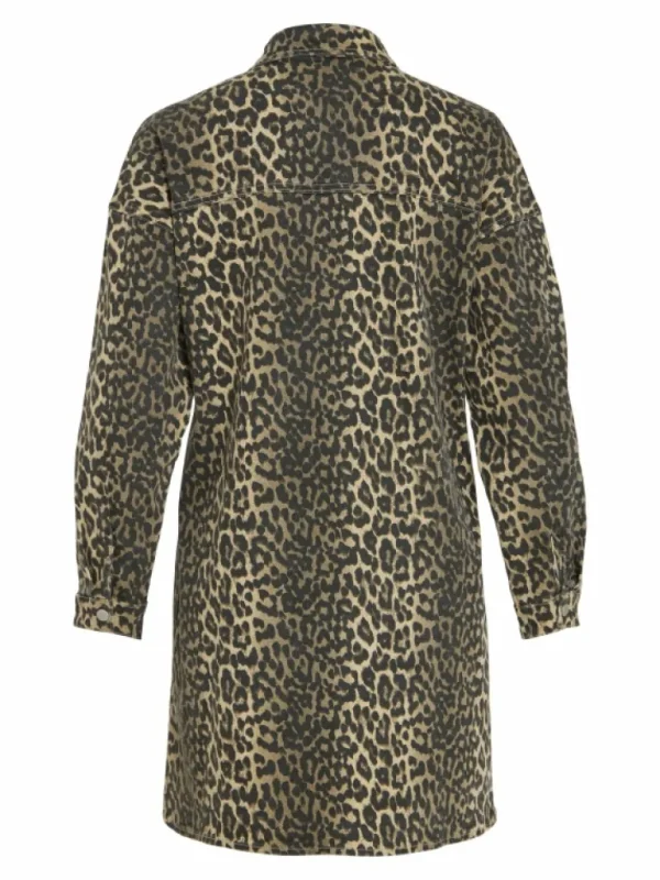 VILA Dresses^LEOPARD PRINT SHORT DRESS