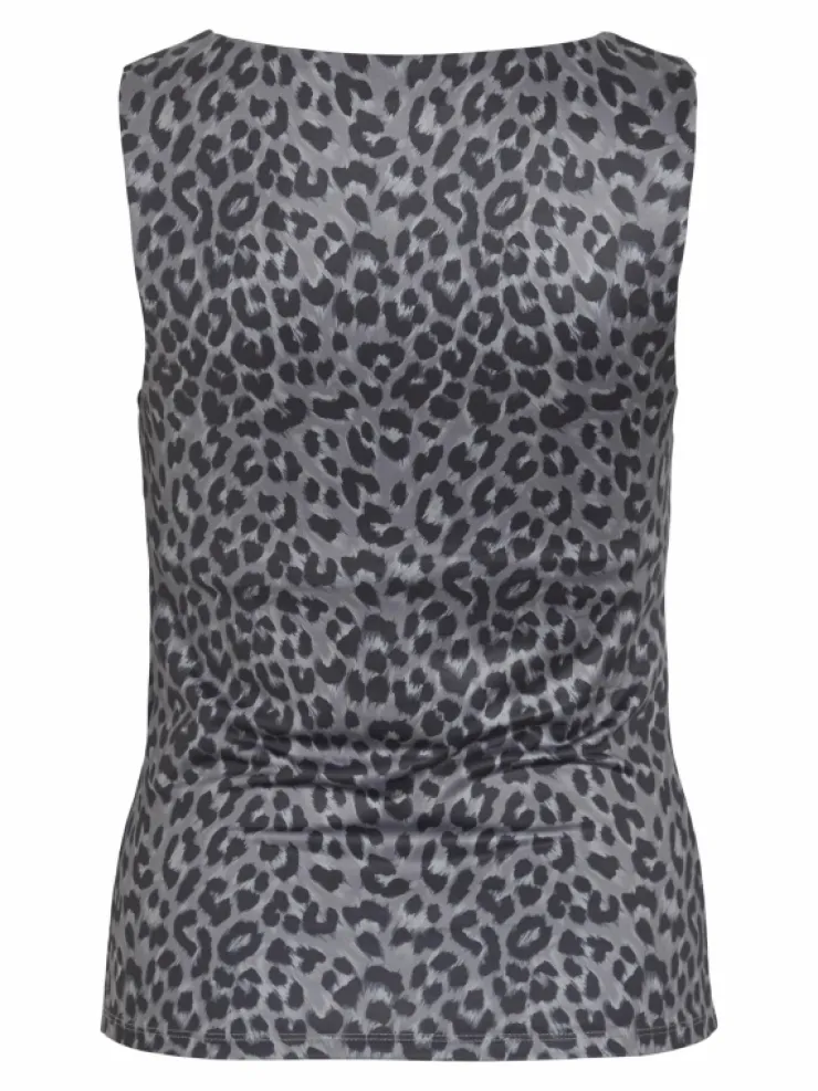 VILA Tops & T-shirts^LEOPARD PRINT SLEEVELESS TOP