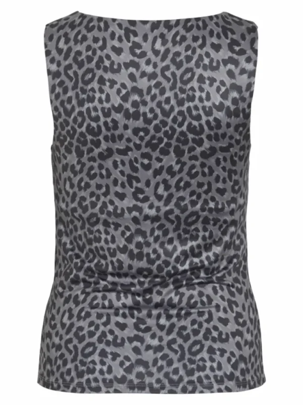 VILA Tops & T-shirts^LEOPARD PRINT SLEEVELESS TOP