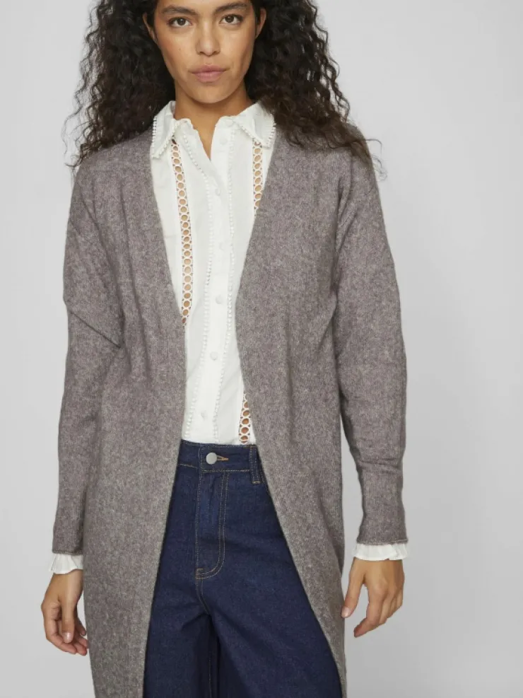 VILA Knitwear^LONG KNITTED CARDIGAN