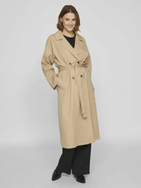VILA Jackets & Coats^LONG CLASSIC TRENCHCOAT