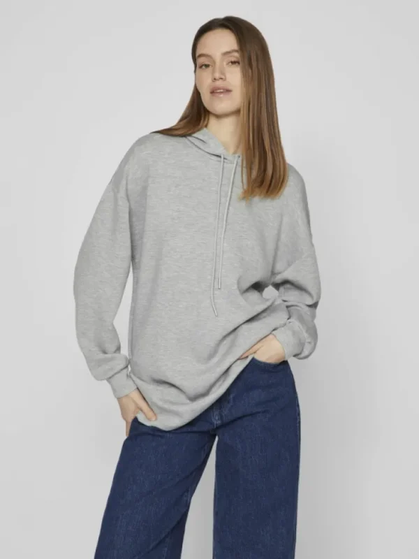 VILA Tops & T-shirts^LONG HOODED SWEATSHIRT