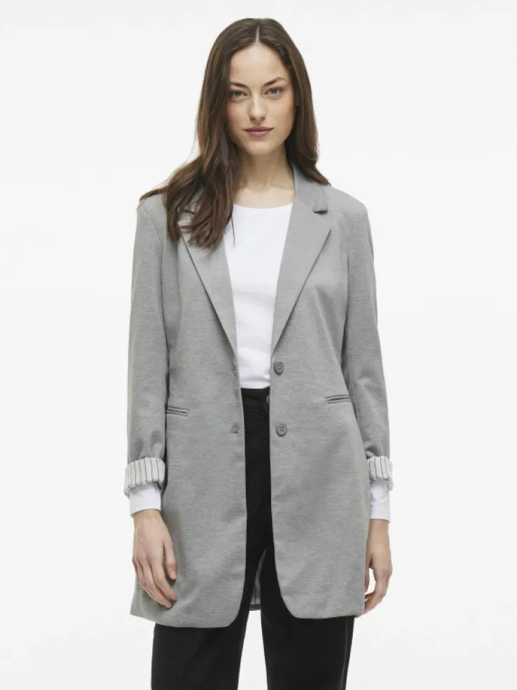 VILA Blazers & Suits^LONG JERSEY BLAZER