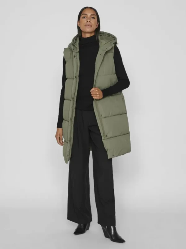 VILA Jackets & Coats^LONG PADDED WAISTCOAT
