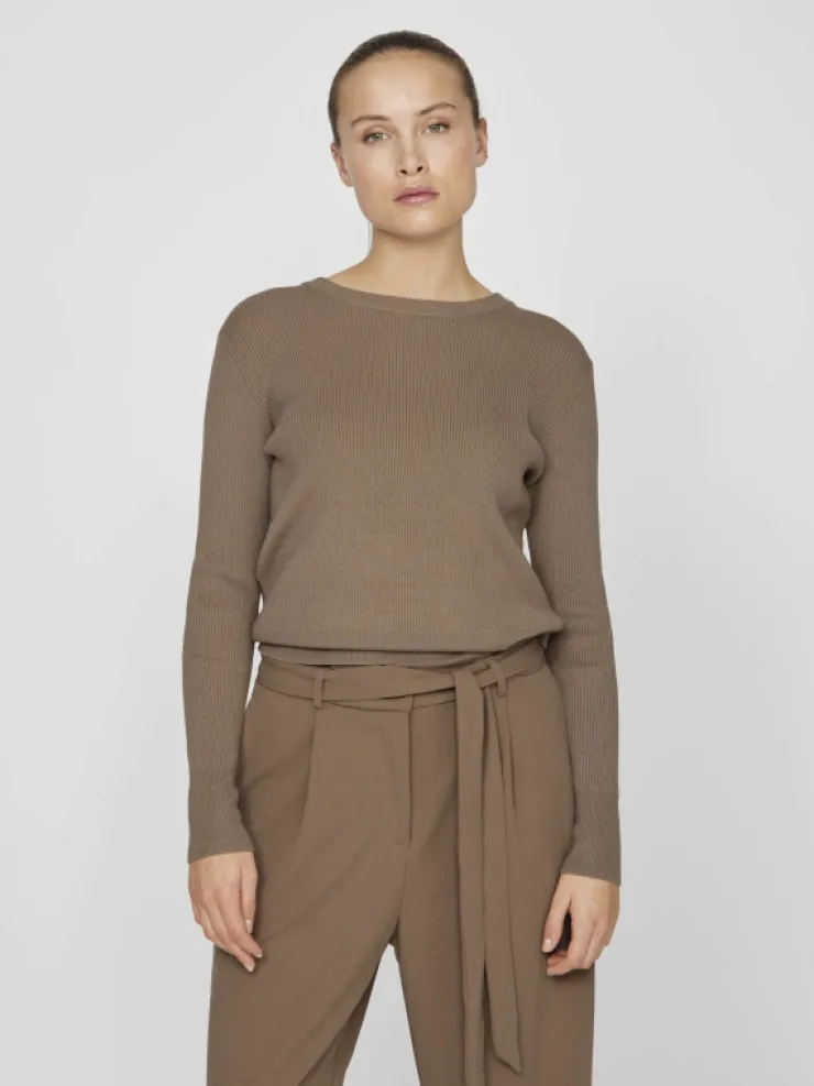 VILA Knitwear | Tops & T-shirts^LONG SLEEVE KNITTED TOP