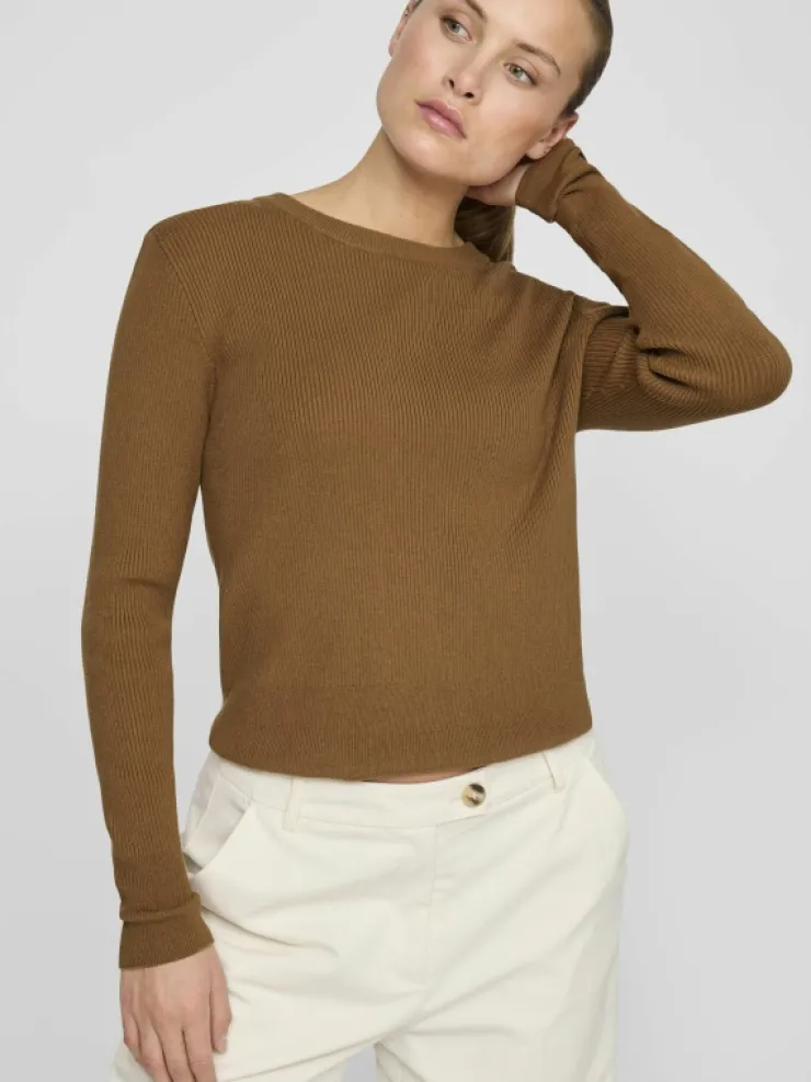 VILA Knitwear | Tops & T-shirts^LONG SLEEVE KNITTED TOP