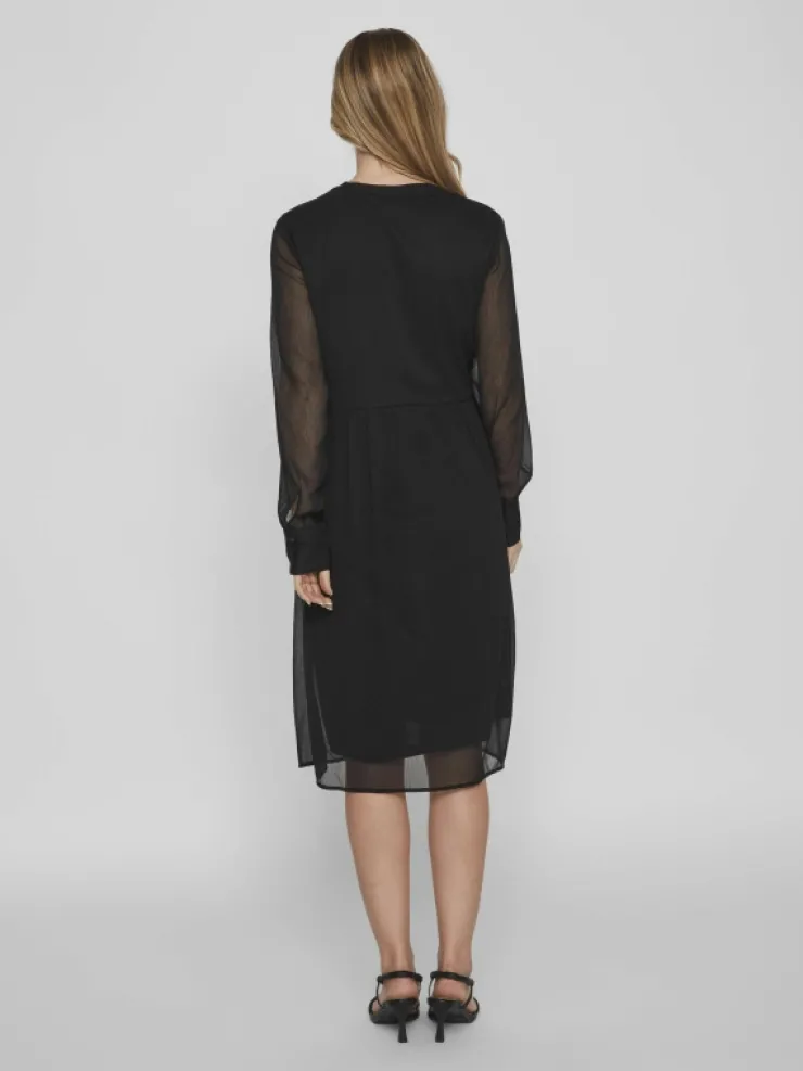 VILA Dresses^LONG SLEEVE MIDI DRESS