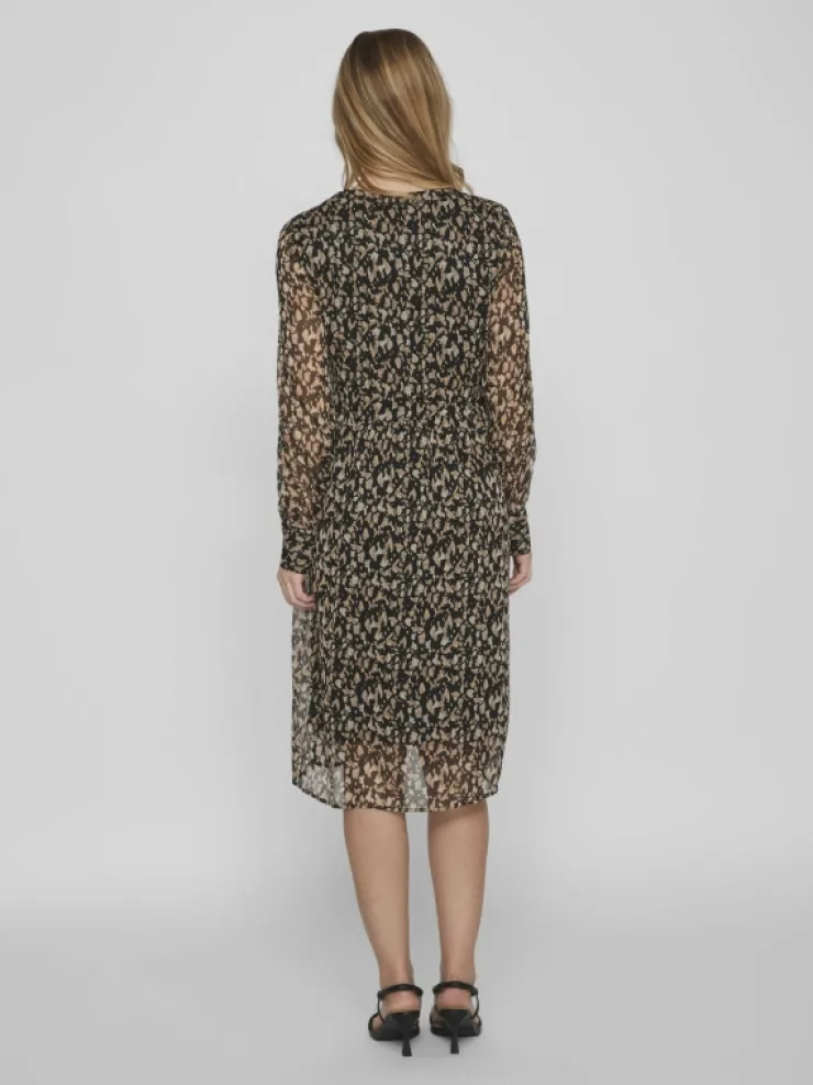 VILA Dresses^LONG SLEEVE MIDI DRESS