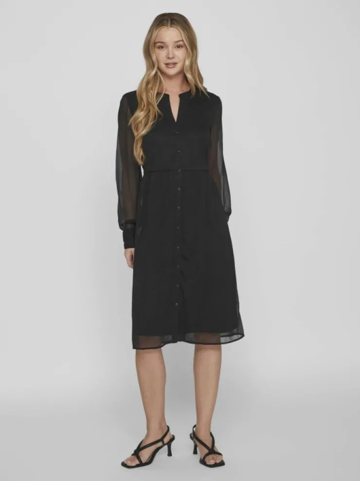 VILA Dresses^LONG SLEEVE MIDI DRESS