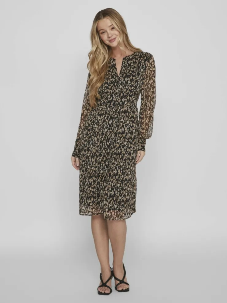 VILA Dresses^LONG SLEEVE MIDI DRESS