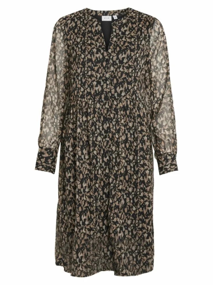 VILA Dresses^LONG SLEEVE MIDI DRESS