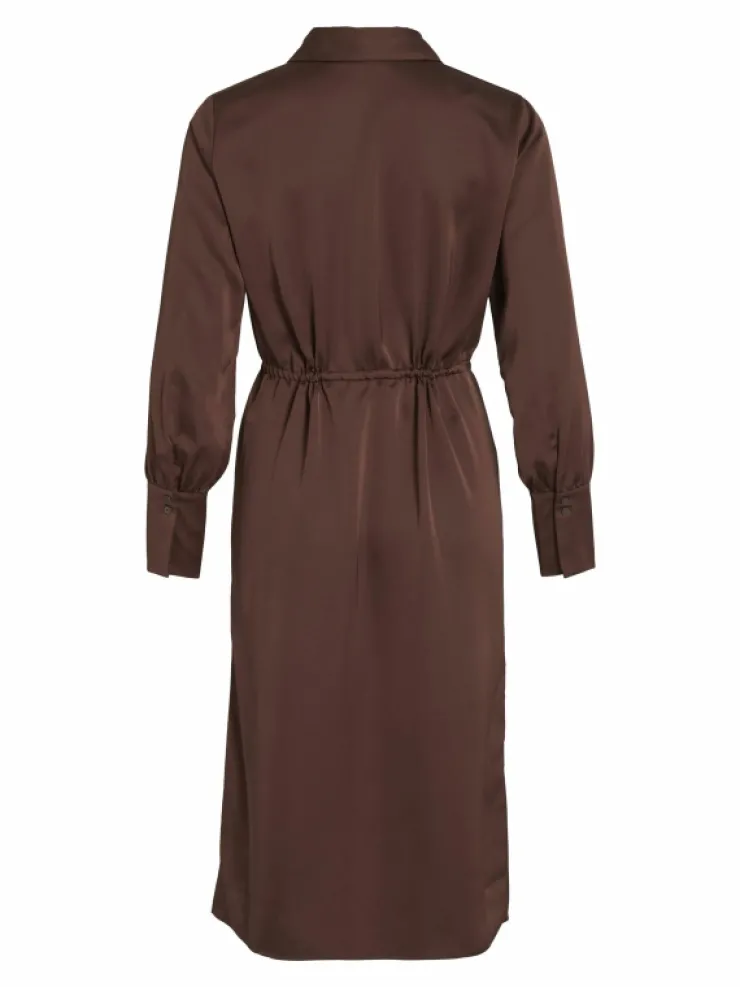 VILA Dresses^LONG SLEEVE MIDI SHIRT DRESS