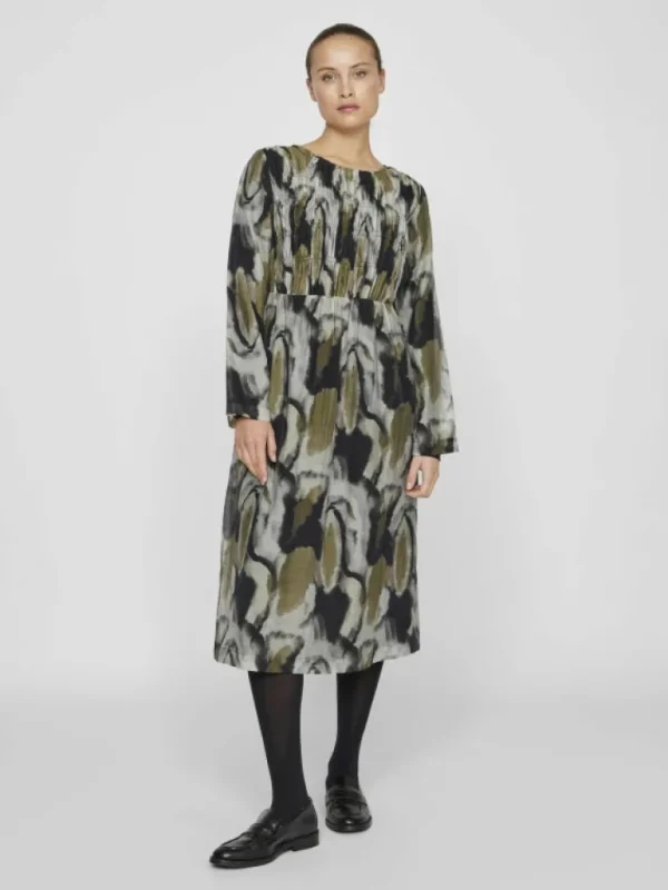 VILA Dresses^LONG SLEEVED MIDI DRESS