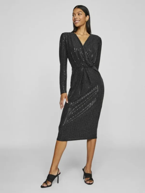 VILA Dresses^LONG SLEEVED MIDI DRESS