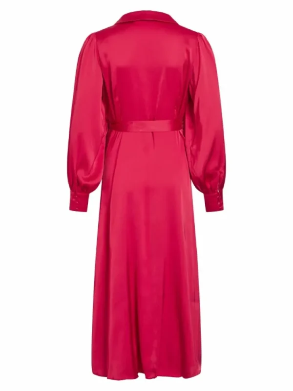 VILA Dresses^LONG SLEEVED MIDI WRAP DRESS