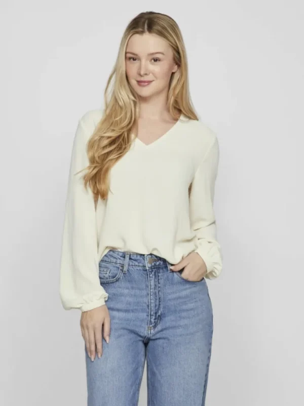 VILA Tops & T-shirts^LONG SLEEVED V-NECK TOP