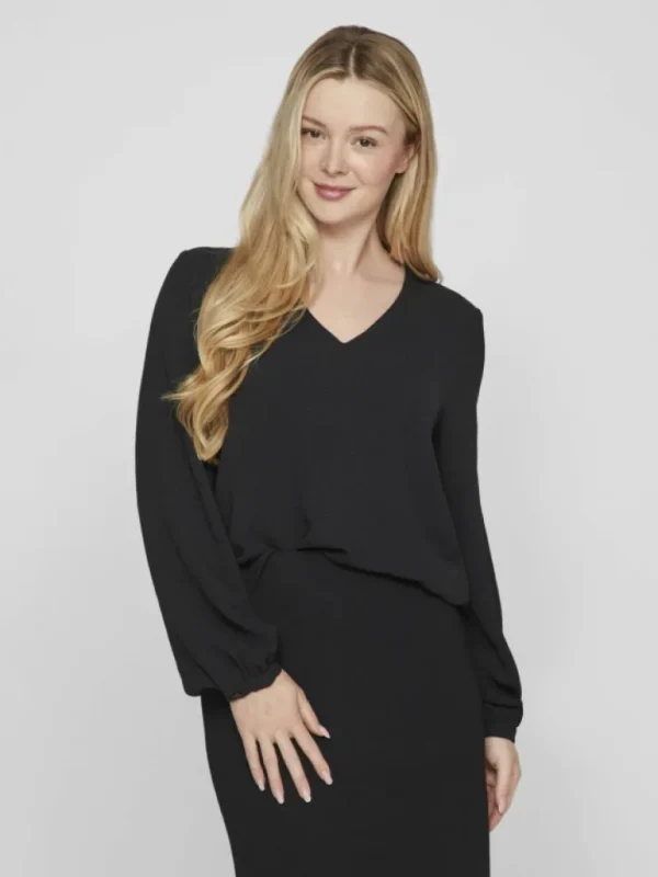 VILA Tops & T-shirts^LONG SLEEVED V-NECK TOP