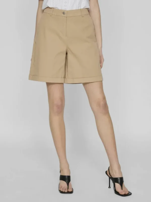 VILA Shorts^MID RISE CHINO SHORTS